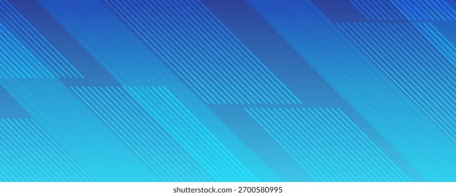 Abstract blue gradient background with smooth lines and geometric patterns
