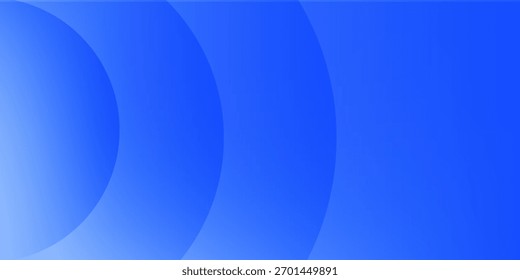 Abstract blue gradient background with smooth circular shapes and a modern design. Ideal for technology, digital, and futuristic themes