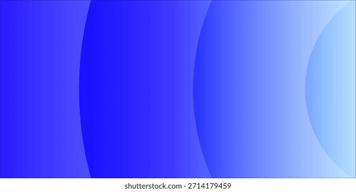 Fondo degradado azul Abstractas con Formas circulares lisas y un diseño moderno. Ideal para temas tecnológicos, digitales y futuristas