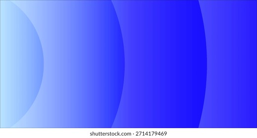 Fondo degradado azul Abstractas con Formas circulares lisas y un diseño moderno. Ideal para temas tecnológicos, digitales y futuristas eps10