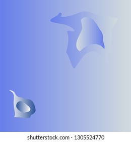 Abstract blue gradient background. vector illustration