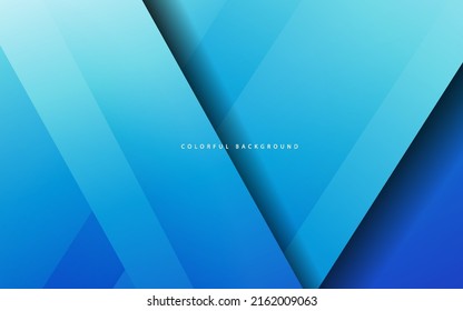 Abstract blue gradient background vector