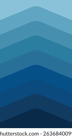 Abstract Blue Gradient Background Vector Illustration of Layered Shades