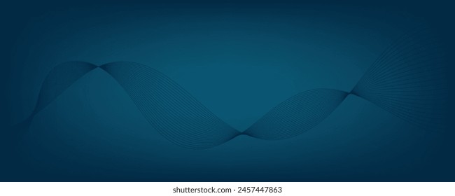 Fondo de degradado azul Abstractas con ondas. EPS10