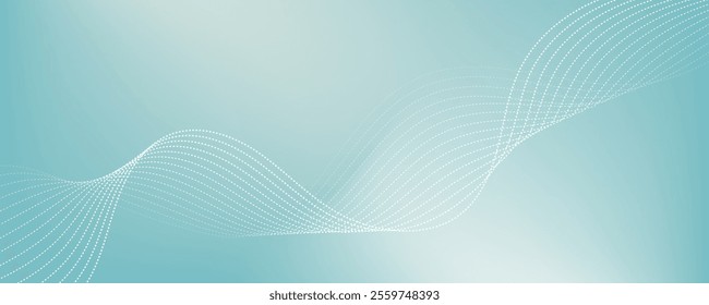 abstract blue gradient background with waves. eps10