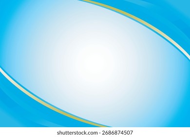 Fondo azul Abstractas del gradiente con el espacio blanco o el Fondo de pantalla del telón de fondo del Vector para la pantalla de escritorio y el diseño colorido de la forma de onda