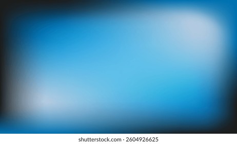 Abstract blue gradient blur background with light and dark tones