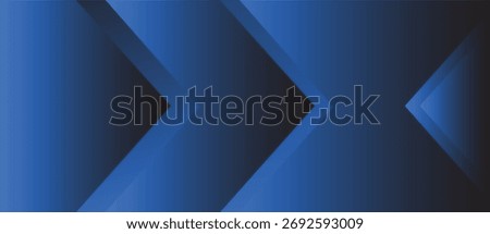 Abstract Blue Gradient Chevrons Background