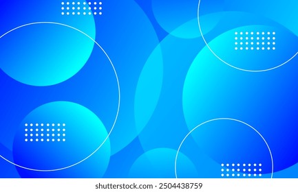 Fondo azul abstracto de los círculos del gradiente. Plantillas para el cartel, tarjeta, Anuncio, telón de fondo, folleto, cubierta, Fondo de pantalla, Sitio web. Diseño del Vector
