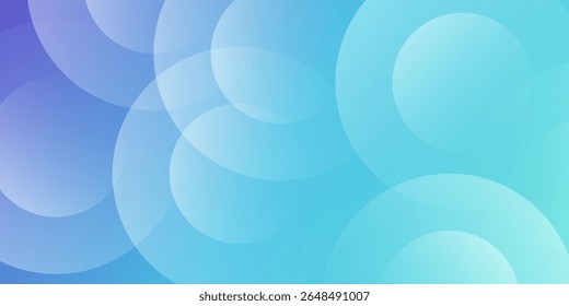 Círculos degradados azules Abstractas. fondo de Anuncio minimalista. Vector EPS 10