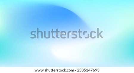 Abstract blue gradient color. Clear sky in summer. Soft pastel blurred background.