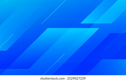 Fundo geométrico diagonal da cor do gradiente azul abstrato. Vetor Eps10