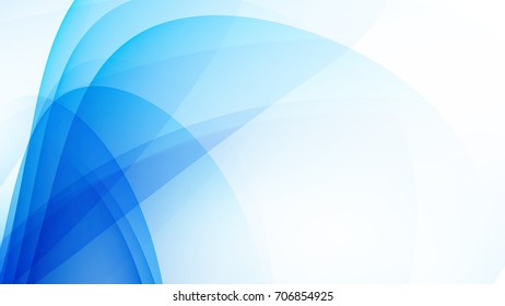 Abstract Blue gradient curve background