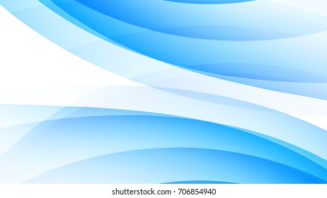 Abstract Blue gradient curve background