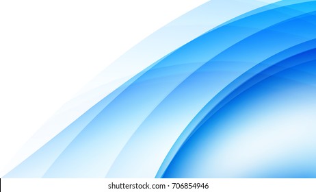 Abstract Blue gradient curve background