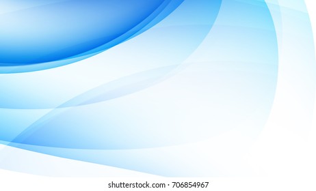 Abstract Blue gradient curve background