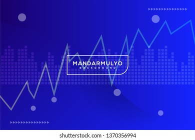 abstract blue gradient curve statistics shapes irregular background landing page wallpaper home screen theme vector illustration eps 10