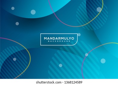 abstract blue gradient curve swoosh shapes irregular background landing page wallpaper home screen theme vector illustration eps 10 