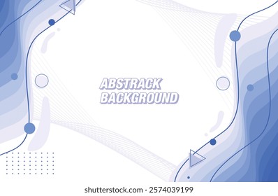 Abstract blue gradient curved wave background EPS.10