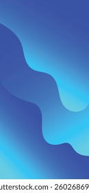 Abstract Blue Gradient Design With Smooth Shapes and Fluid Patterns