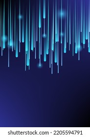 Abstract blue gradient fiber design technology background. Vector illustration.