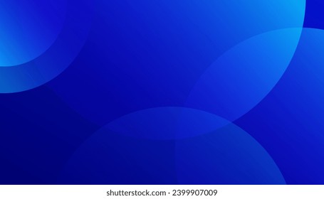 Abstract blue gradient geometric background. Blue elements with fluid gradient. Dynamic sound wave. Design element. Vector illustration
