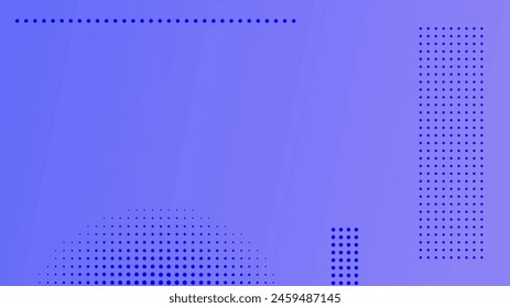 Abstract blue gradient geometric background with dots. Header banner. Bright abstract presentation backdrop. Vector illustration