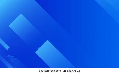 Abstract blue gradient geometric background. Dynamic sound wave. Design element. Vector illustration