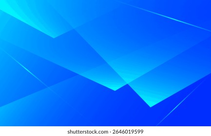 Abstract blue gradient geometric background. Eps10 vector