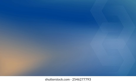 Abstract blue gradient geometric futuristic technology background