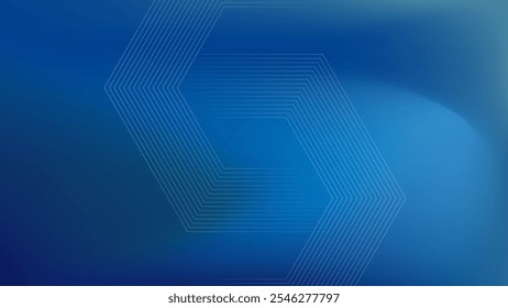 Fondo de tecnología futurista geométrica degradado azul Abstractas