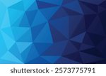 abstract blue gradient geometric polygon banner template design.triangular pattern design decoration