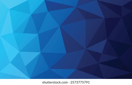 abstract blue gradient geometric polygon banner template design.triangular pattern design decoration