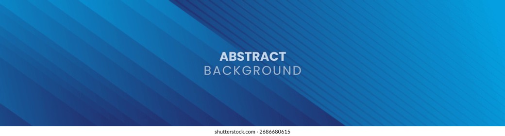 Abstract blue gradient geometric shape background