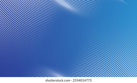 Abstract blue gradient with halftone background for backdrop or presentation