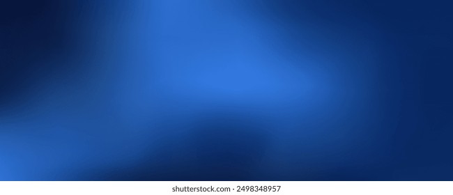 Abstract blue gradient horizontal background. Modern design dark and light colors, smokey texture, clouds for cover, brochure, business card.