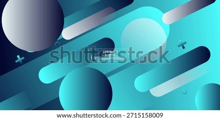 Abstract blue gradient illustration background with a simple pattern of overlapping rectangles with a 3D appearance. Vector Eps10