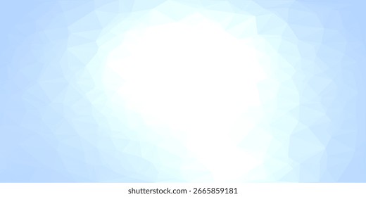 abstrato azul gradiente baixo poli triângulo padrão moderno fundo. vetor ilustração