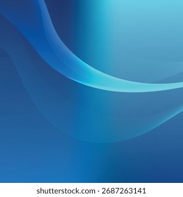 Diseño de fondo liso de malla degradada azul Abstractas para uso Web y diseño App.
