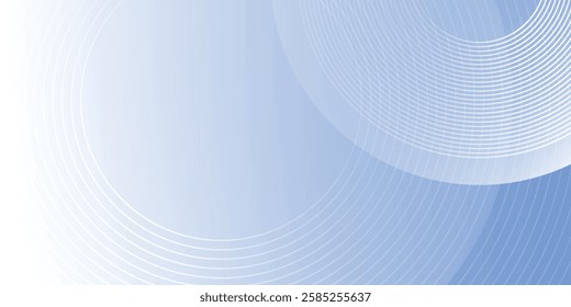 Abstract blue gradient modern background with circle elements. Digital technology design abstract simple art