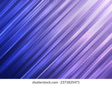 Abstract blue gradient purple decorative line pattern background. vector illustration.