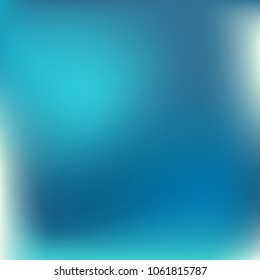 Abstract blue gradient. Smooth blurred background. Website texture backdrop. Plain dreamy design. Mesh background. Abstract modern style. Bright eco gradient. Plain mesh illustration. Blue vector.