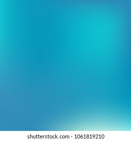 Abstract blue gradient. Smooth blurred background. Website texture backdrop. Plain dreamy design. Mesh background. Abstract modern style. Bright eco gradient. Plain mesh illustration. Blue vector.