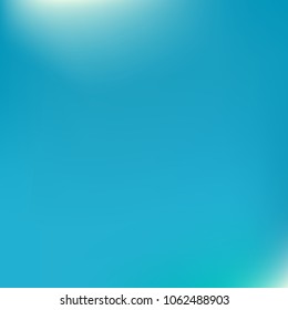 Abstract blue gradient. Smooth blurred background. Website texture backdrop. Plain dreamy design. Mesh background. Abstract modern style. Bright eco gradient. Plain mesh illustration. Blue vector.