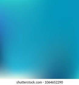 Abstract blue gradient. Smooth blurred background. Website texture backdrop. Plain dreamy design. Mesh background. Abstract modern style. Bright eco gradient. Plain mesh illustration. Blue vector.