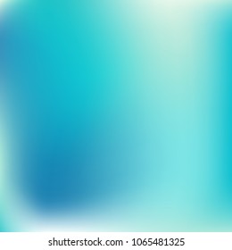 Abstract blue gradient. Smooth blurred background. Website texture backdrop. Plain dreamy design. Mesh background. Abstract modern style. Bright eco gradient. Plain mesh illustration. Blue vector.