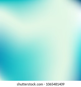 Abstract blue gradient. Smooth blurred background. Website texture backdrop. Plain dreamy design. Mesh background. Abstract modern style. Bright eco gradient. Plain mesh illustration. Blue vector.