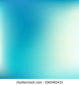 Abstract blue gradient. Smooth blurred background. Website texture backdrop. Plain dreamy design. Mesh background. Abstract modern style. Bright eco gradient. Plain mesh illustration. Blue vector.