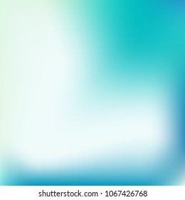 Abstract blue gradient. Smooth blurred background. Website texture backdrop. Plain dreamy design. Mesh background. Abstract modern style. Bright eco gradient. Plain mesh illustration. Blue vector.