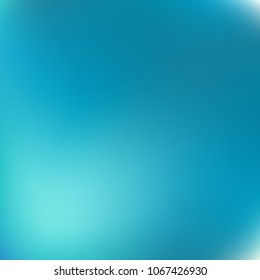 Abstract blue gradient. Smooth blurred background. Website texture backdrop. Plain dreamy design. Mesh background. Abstract modern style. Bright eco gradient. Plain mesh illustration. Blue vector.
